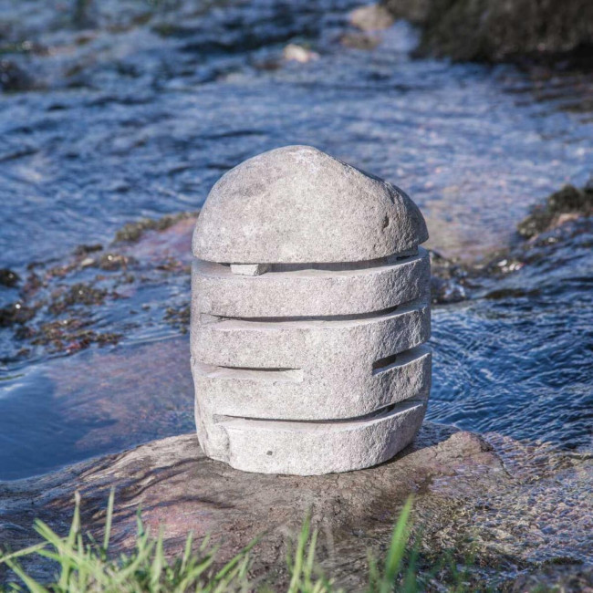 Làmpara de piedra de rào para jardàn 30-35 cm