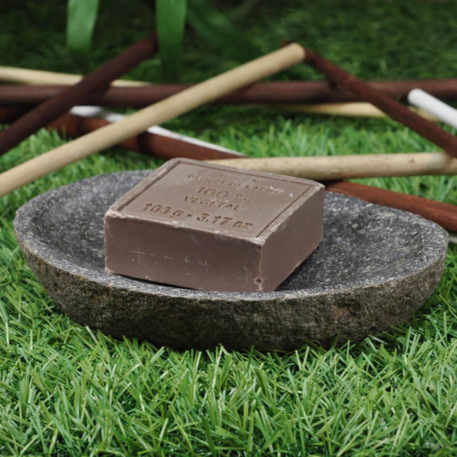 Jabonera de piedra de río