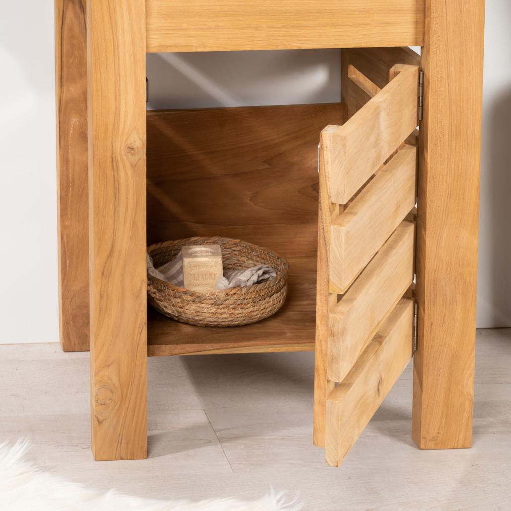 Mueble Zen para cuarto de baño de teca 50 cm