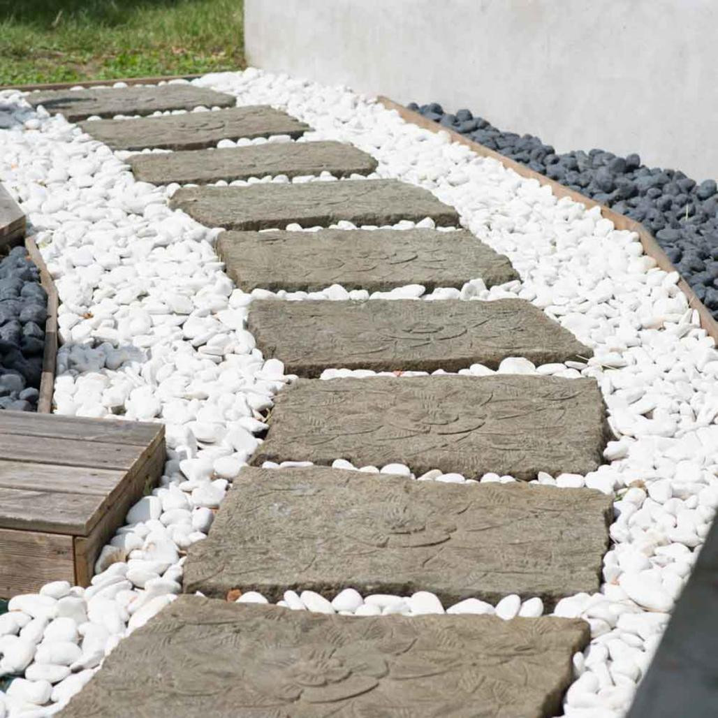 5 bolsas de piedras blancas de 10 kg