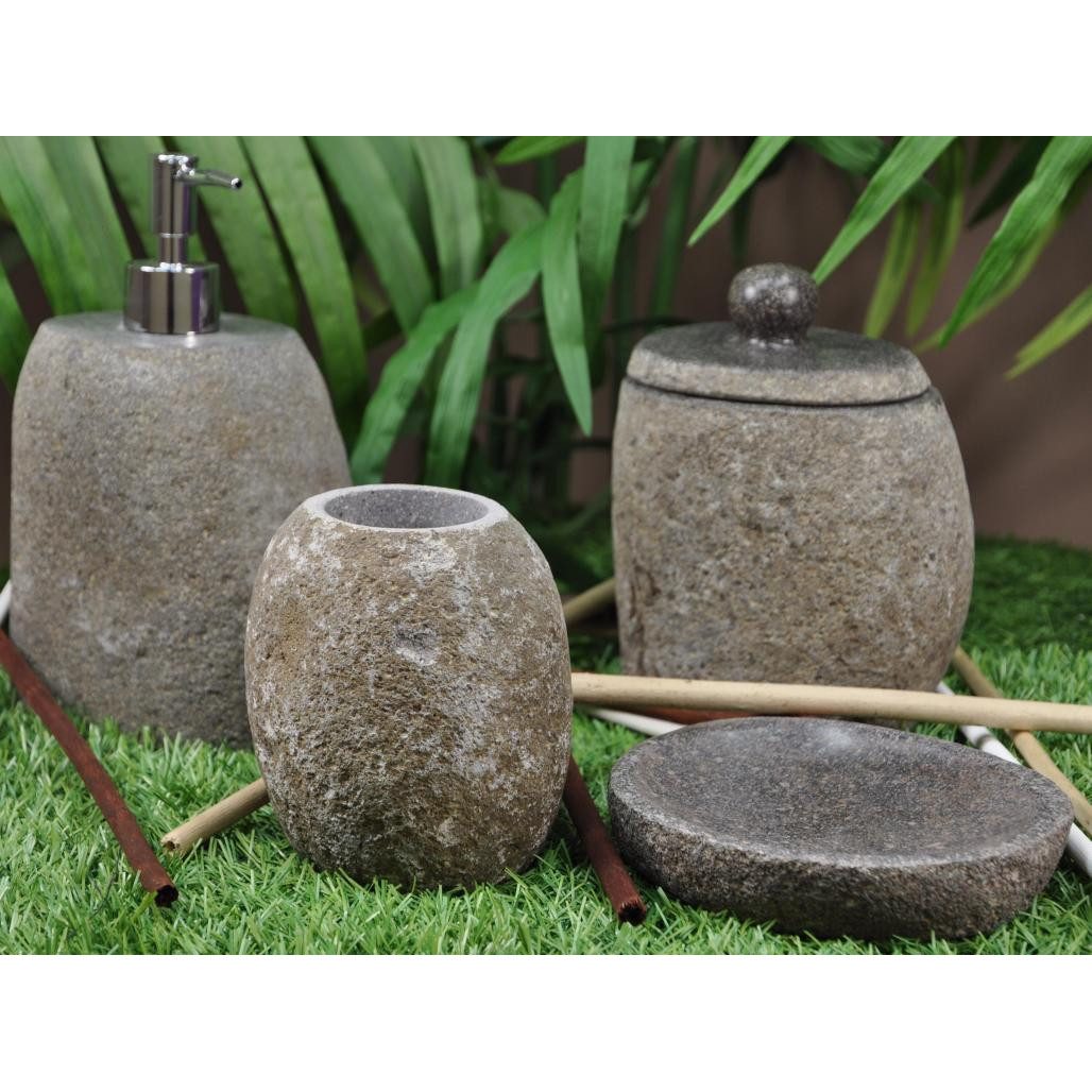 Vaso de piedra de río Vaso de piedra de río