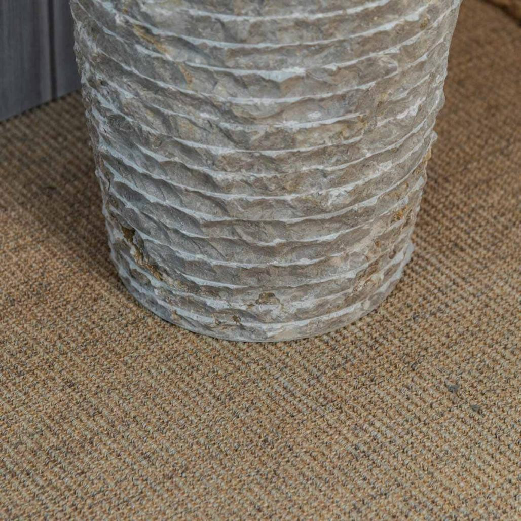 Lavabo de pie de mármol para cuarto de baño Florencia gris