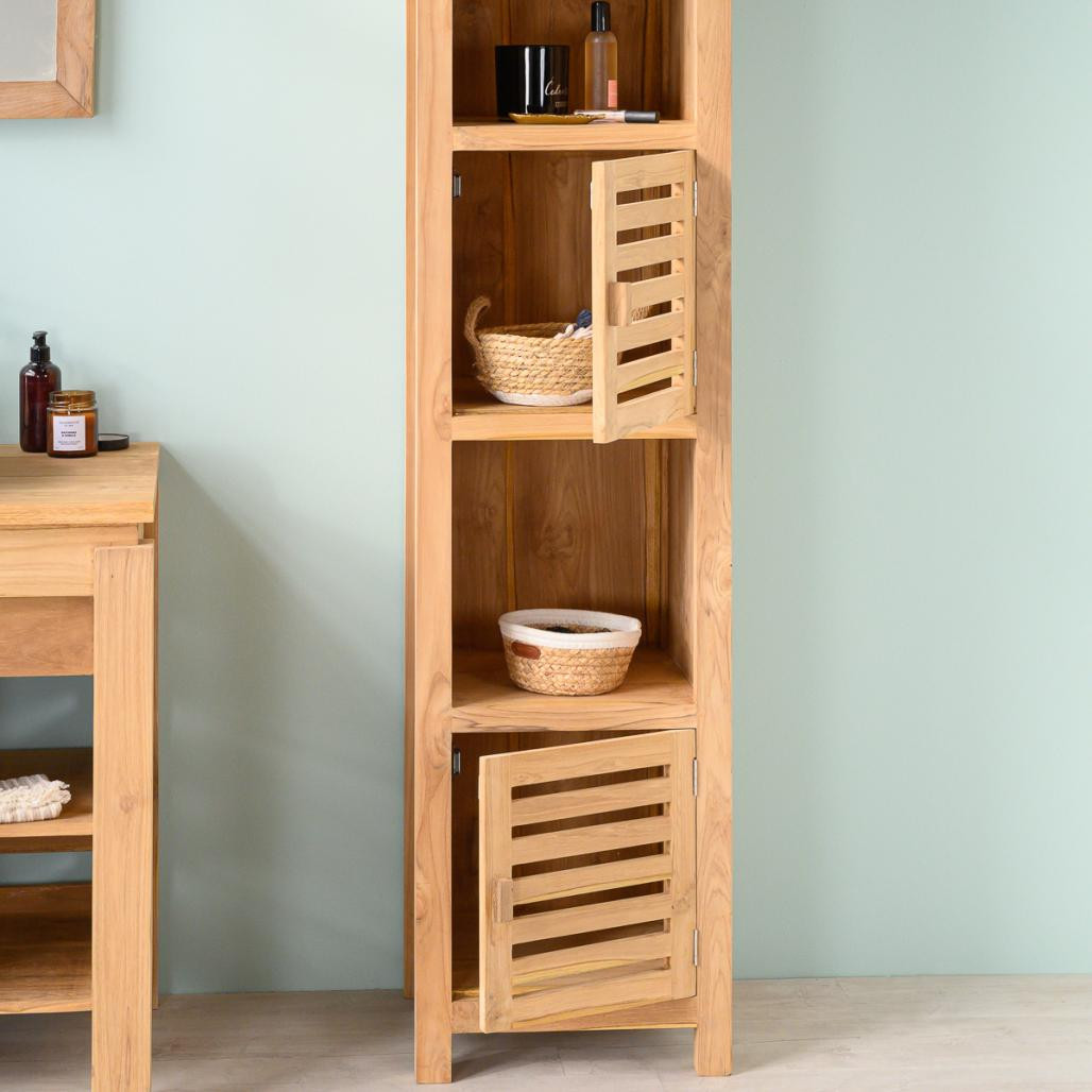 Columna de cuarto de baño de teca Natura 2 m Columna de cuarto de baño de teca Natura 2 m