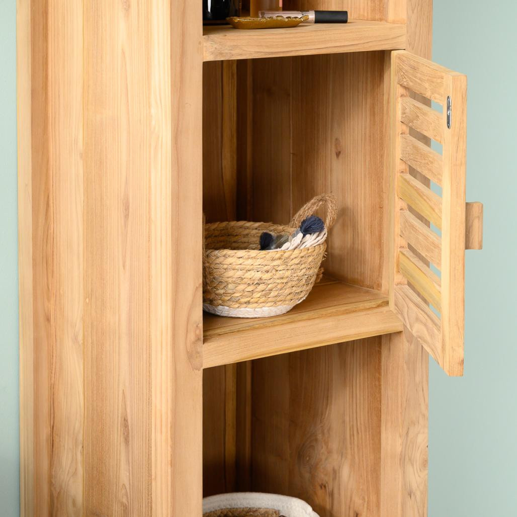 Columna de cuarto de baño de teca Natura 2 m Columna de cuarto de baño de teca Natura 2 m