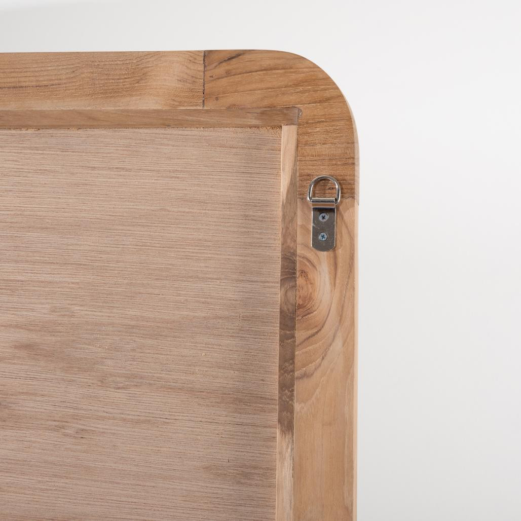 Espejo grande teca retro 120 x 70