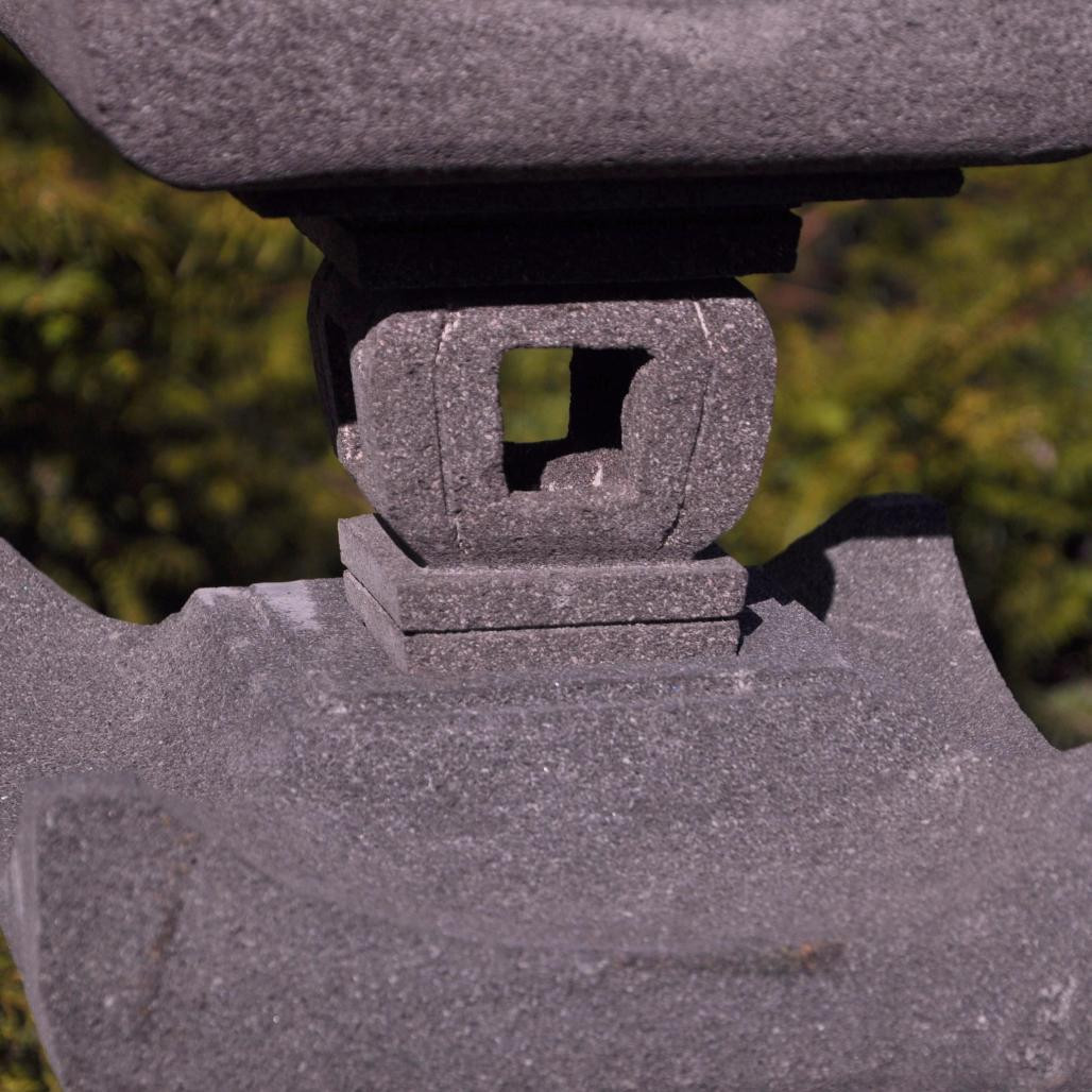 Linterna japonesa pagoda de piedra de lava 1,10 m Linterna japonesa pagoda de piedra de lava 1,10 m
