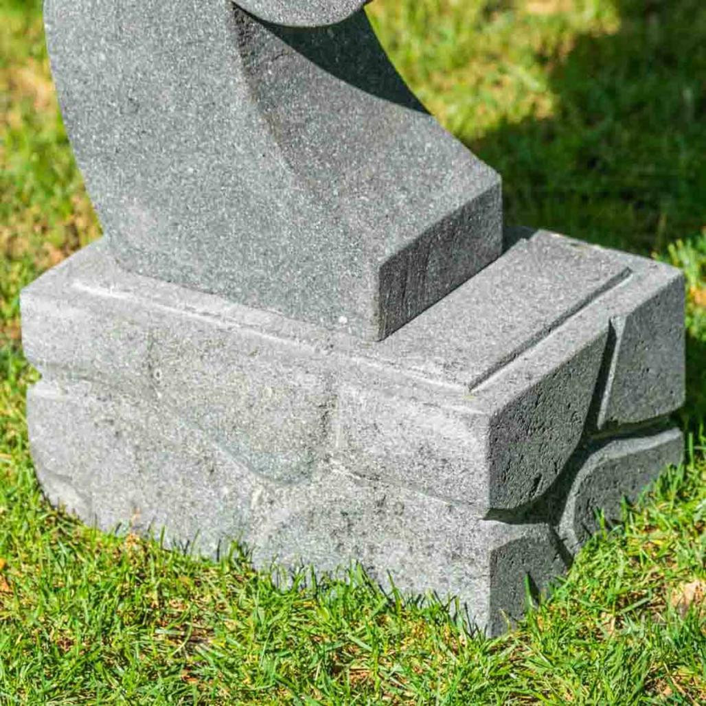 Linterna japonesa pagoda zen de piedra de lava 90 cm Linterna japonesa pagoda zen de piedra de lava 90 cm