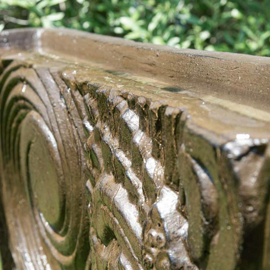 Fuente grande de jardàn pared de agua diosa balinesa marrón 1,50 m Fuente grande de jardàn pared de agua diosa balinesa marrón 1,50 m