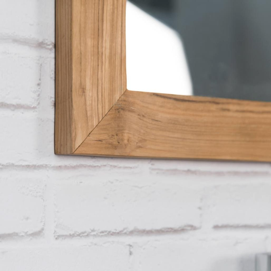 Espejo rectangular grande de teca maciza 160 x 70 Espejo rectangular grande de teca maciza 160 x 70
