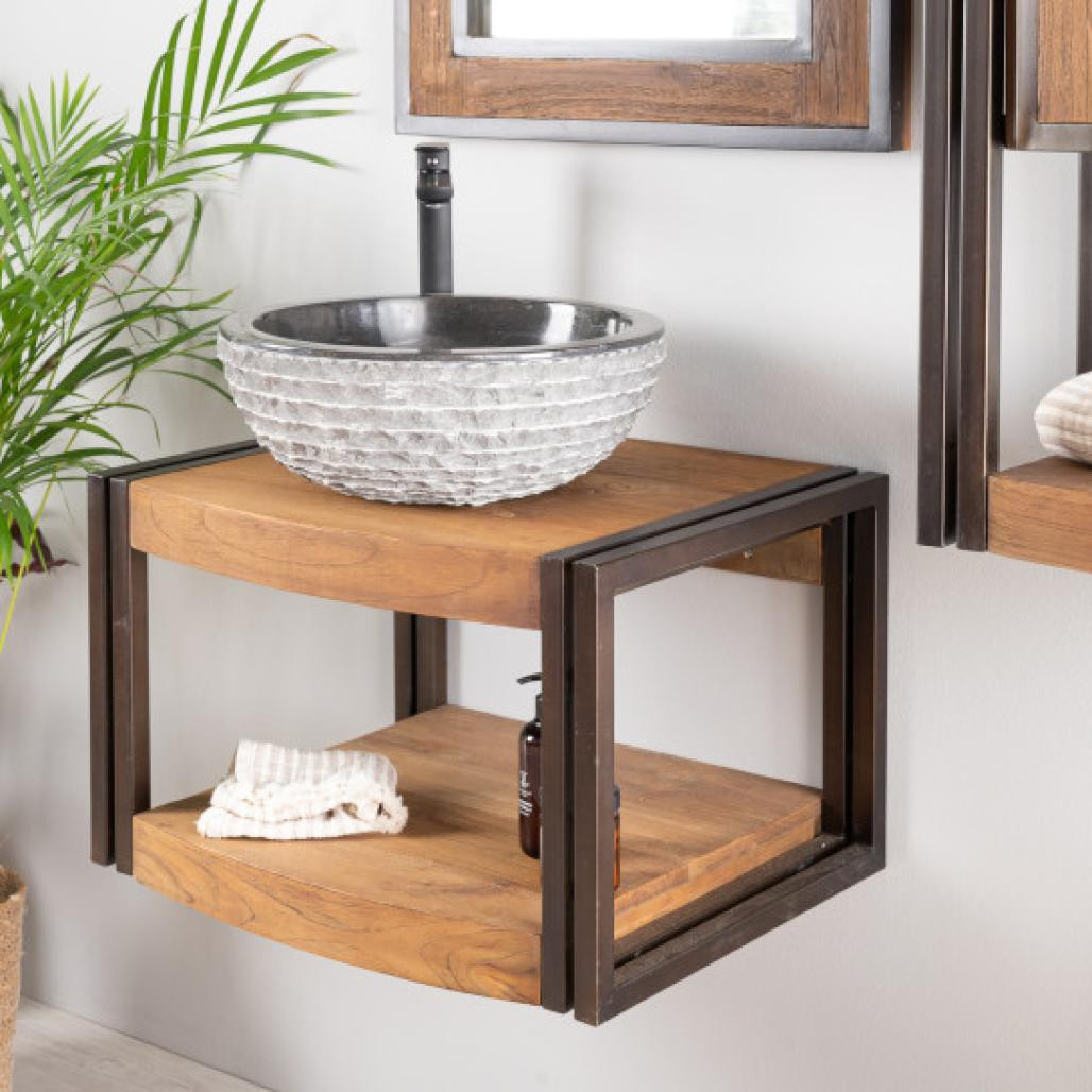 Mueble suspendido para cuarto de baño Elegancia 60 cm