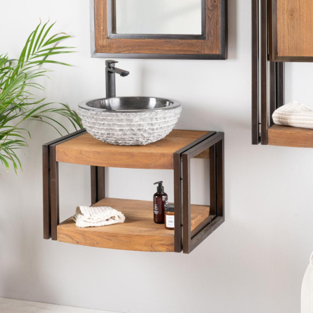 Mueble suspendido para cuarto de baño Elegancia 60 cm