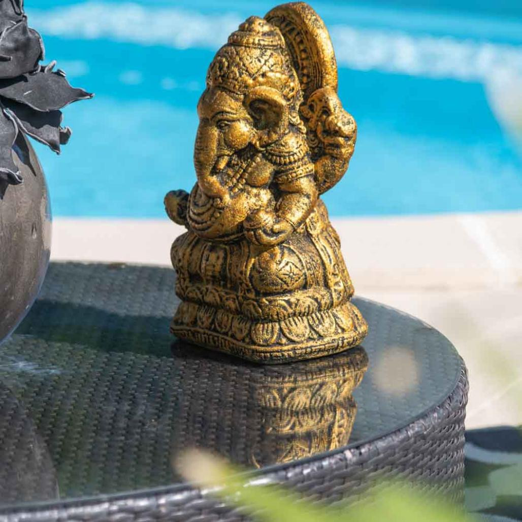 Estatua ganesh dorada 40 cm Estatua ganesh dorada 40 cm