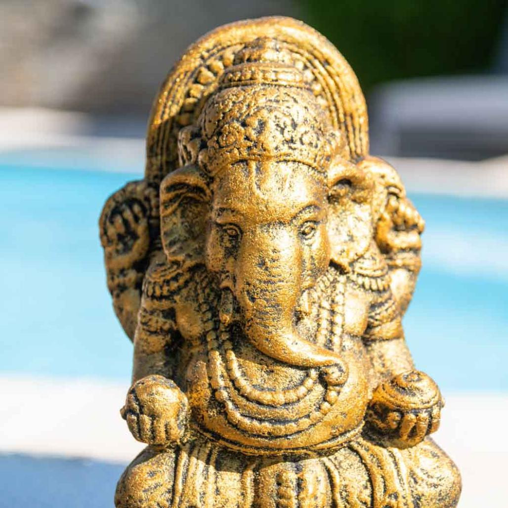 Estatua ganesh dorada 40 cm Estatua ganesh dorada 40 cm