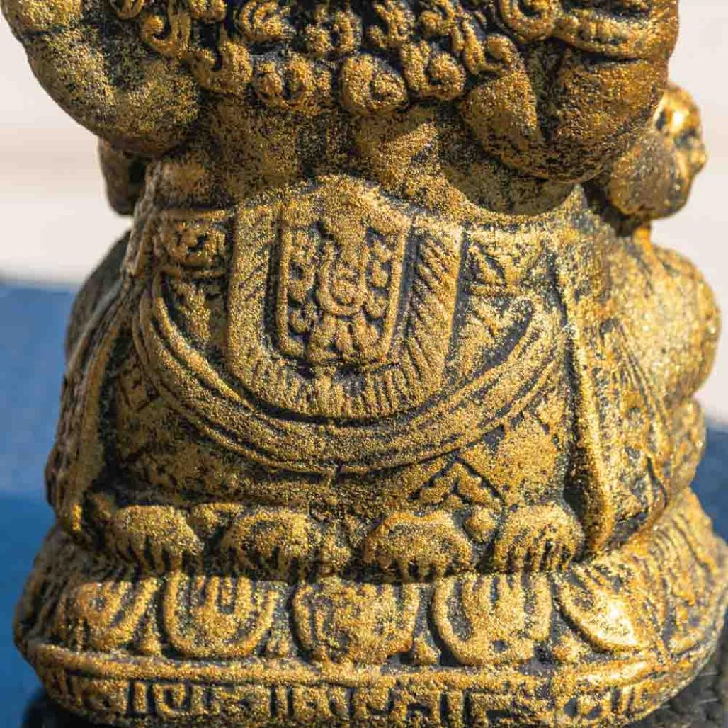 Estatua ganesh dorada 40 cm Estatua ganesh dorada 40 cm