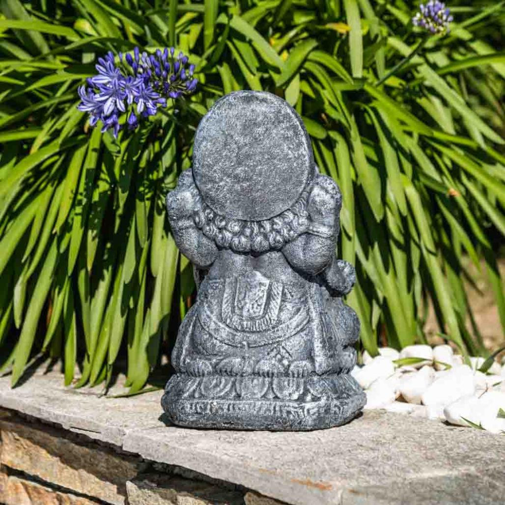 Estatua ganesh 40 cm negro gris Estatua ganesh 40 cm negro gris