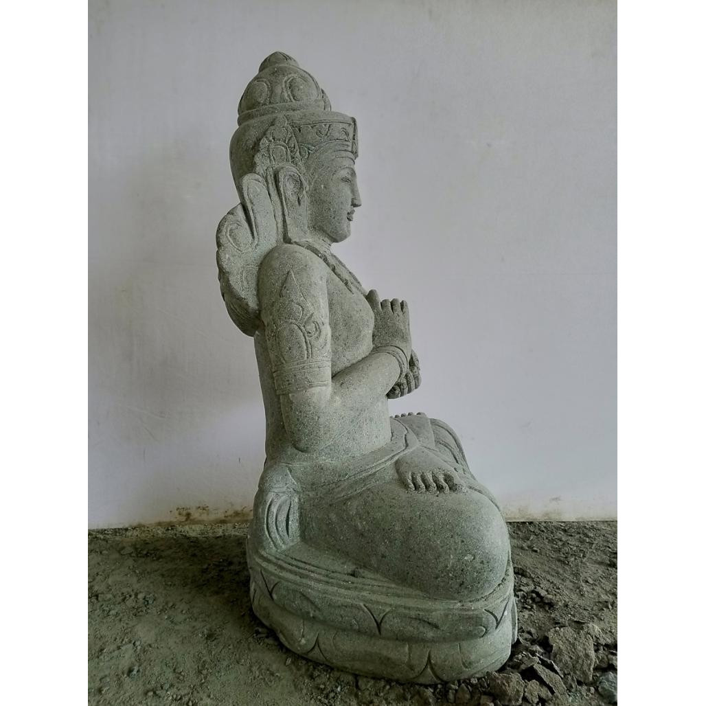 Estatua dios balinesa chakra exterior zen piedra natural 120 cm Estatua dios balinesa chakra exterior zen piedra natural 120 cm