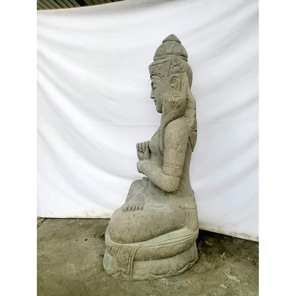Estatua dios balinesa chakra exterior zen piedra natural 120 cm Estatua dios balinesa chakra exterior zen piedra natural 120 cm