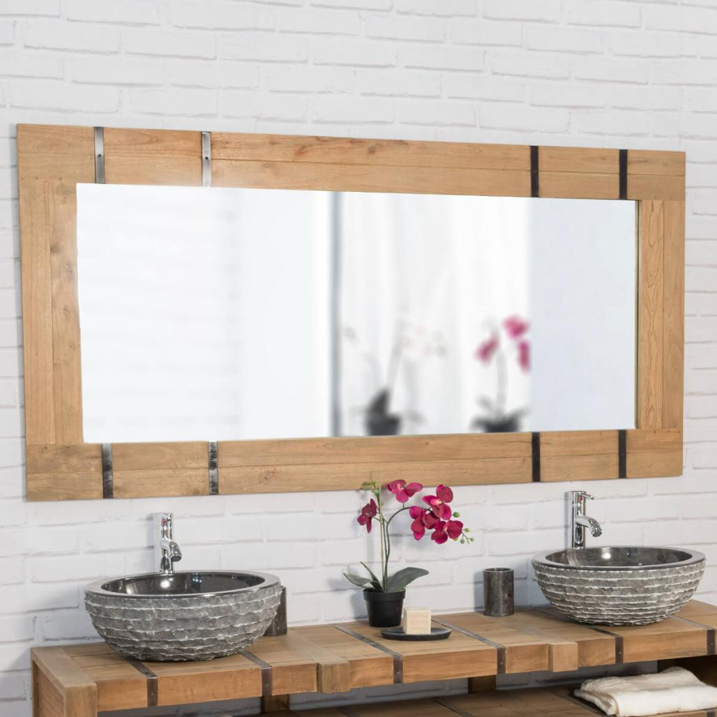 Espejo para cuarto de baño 160 Loft natural