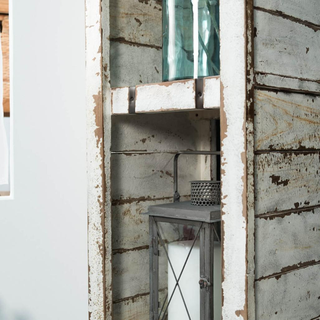 Columna de mindi para cuarto de baño Loft 190 blanco Columna de mindi para cuarto de baño Loft 190 blanco