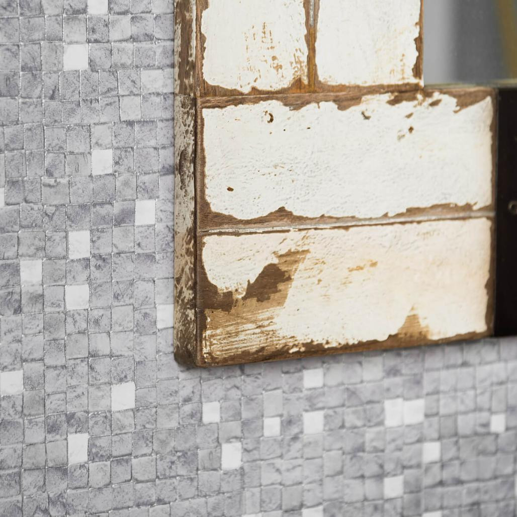 Espejo para cuarto de baño de mindi 60 x 80 cm Loft blanco Espejo para cuarto de baño de mindi 60 x 80 cm Loft blanco