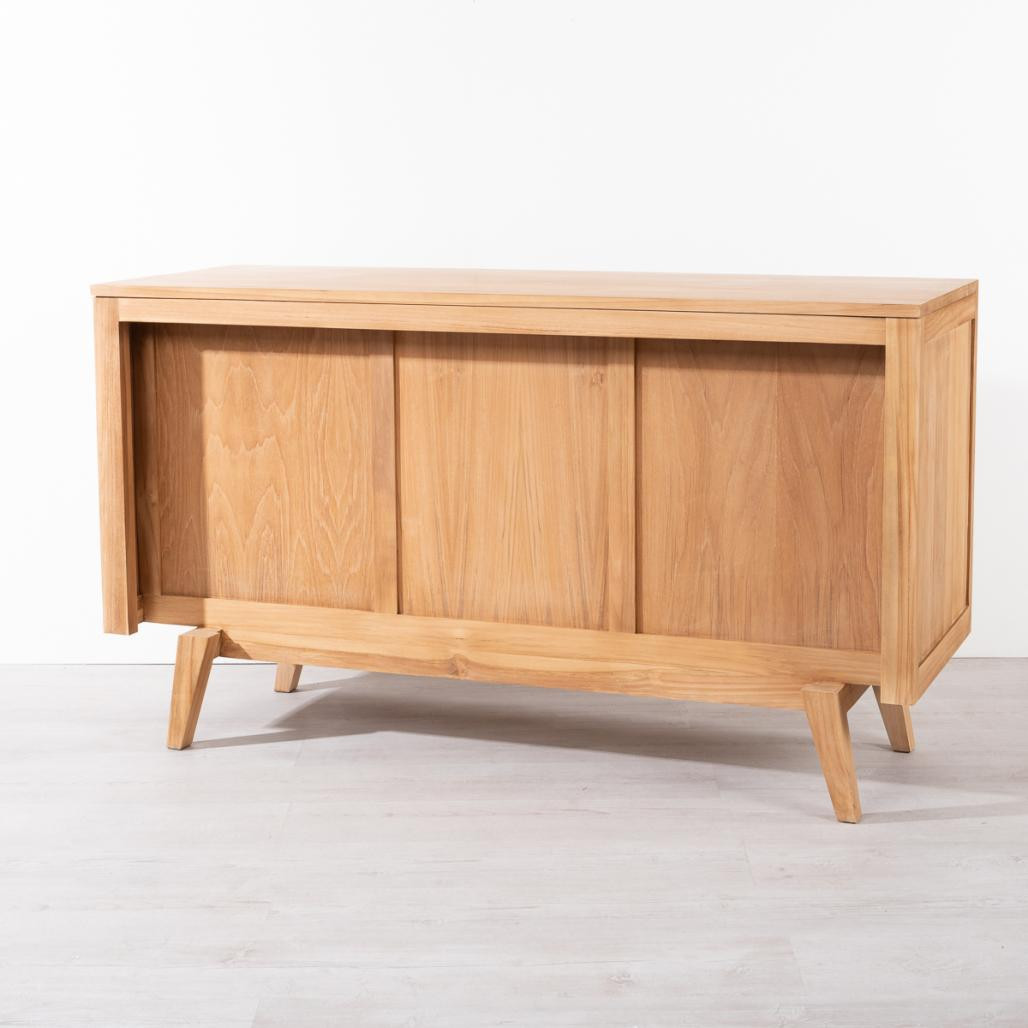 Mueble para cuarto de baño de teca Vintage 140