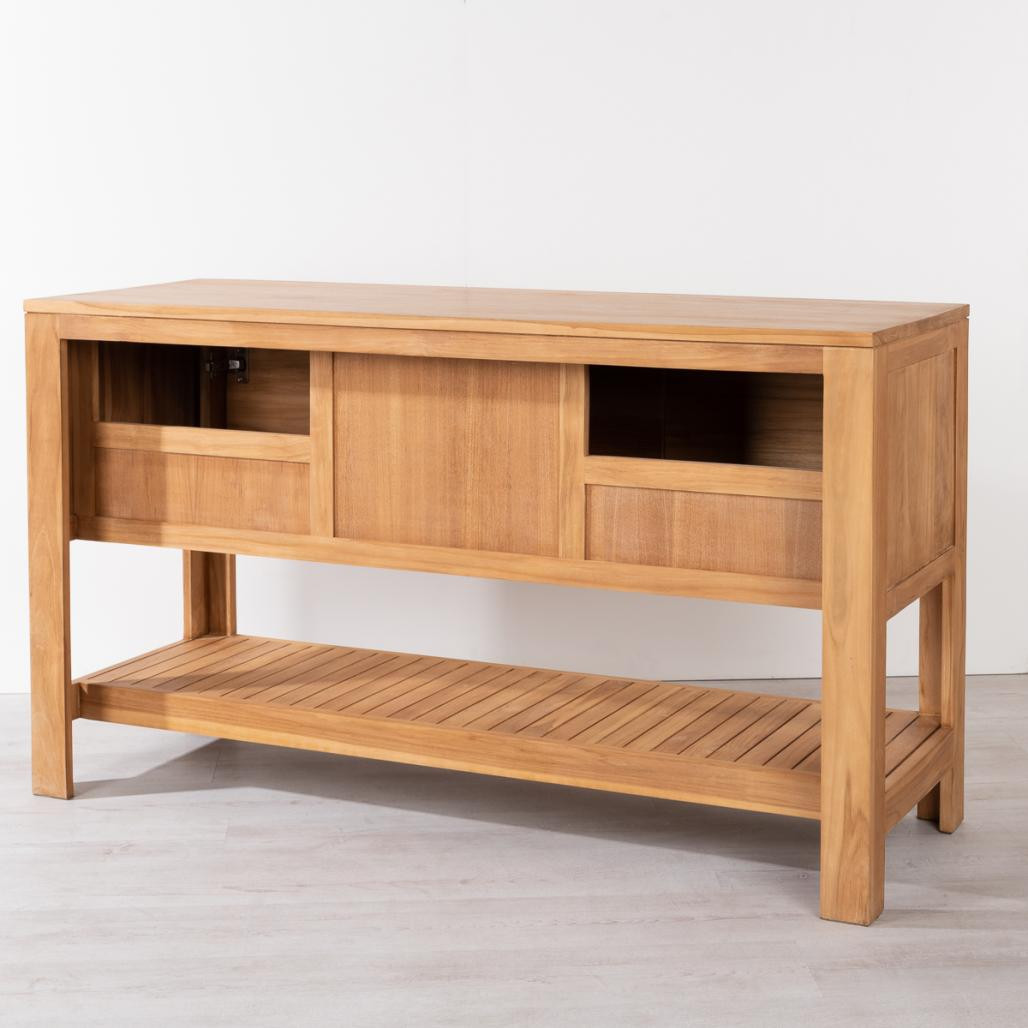 Mueble cuarto de baño de teca Megève 140 Mueble cuarto de baño de teca Megève 140