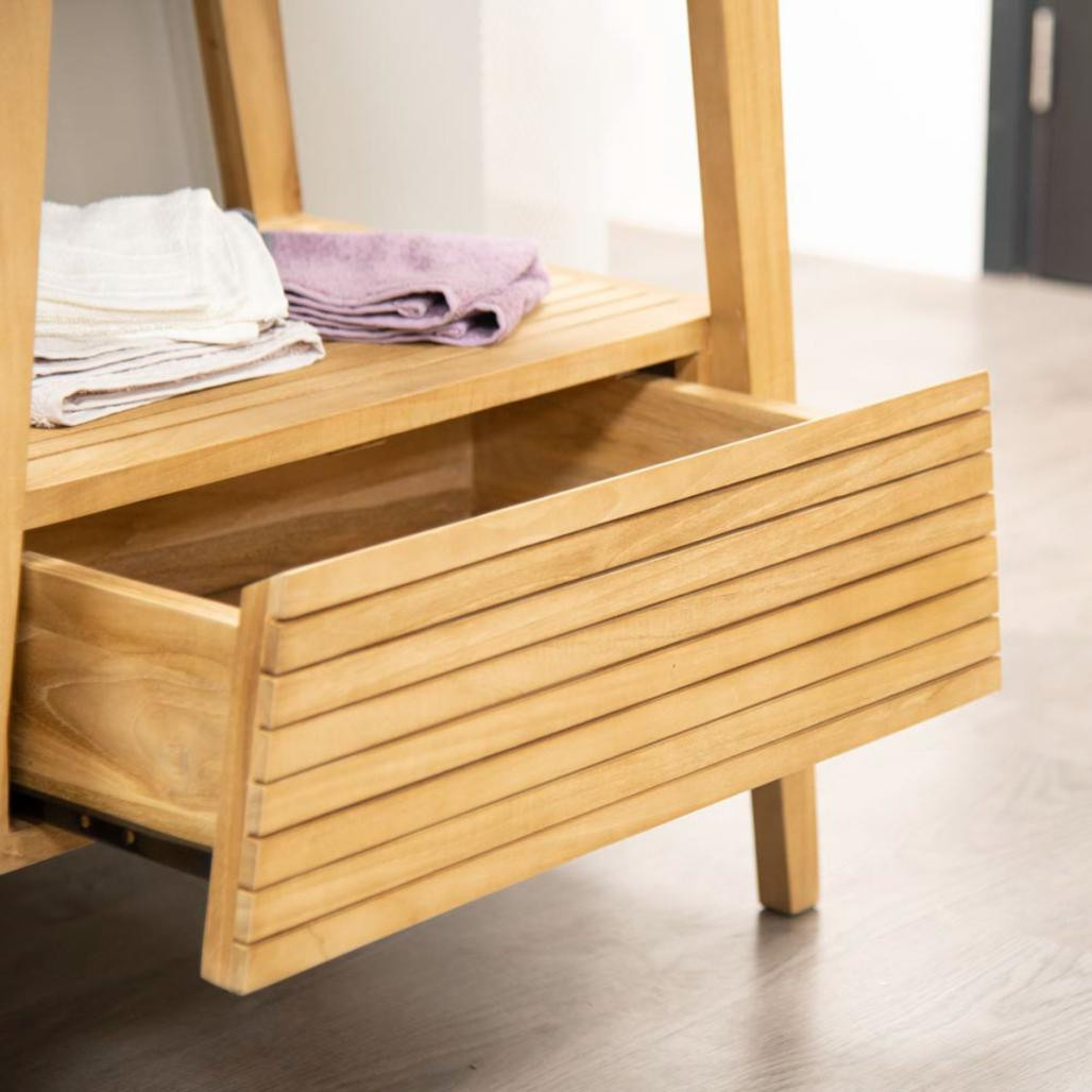 Mueble cuarto de baño de teca Escandinavo 70