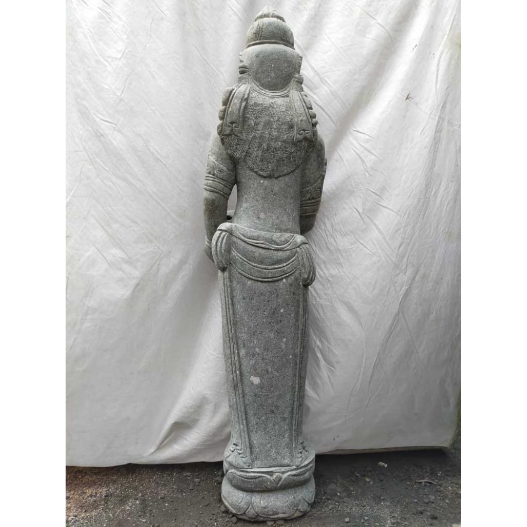 Estatua de piedra natural fuente diosa dewi 2 m Estatua de piedra natural fuente diosa dewi 2 m