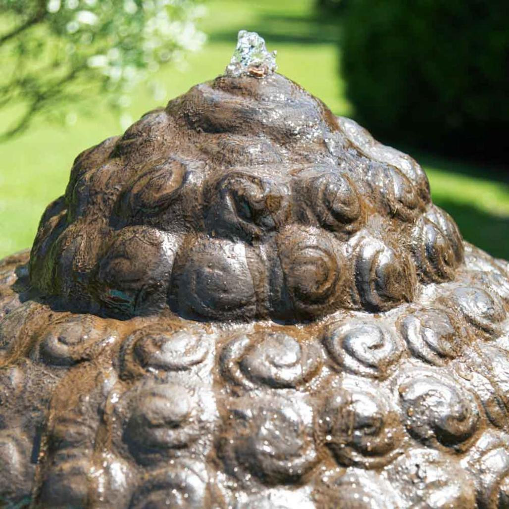 Fuente de jardàn rostro de buda 1,30 m marrón Fuente de jardàn rostro de buda 1,30 m marrón