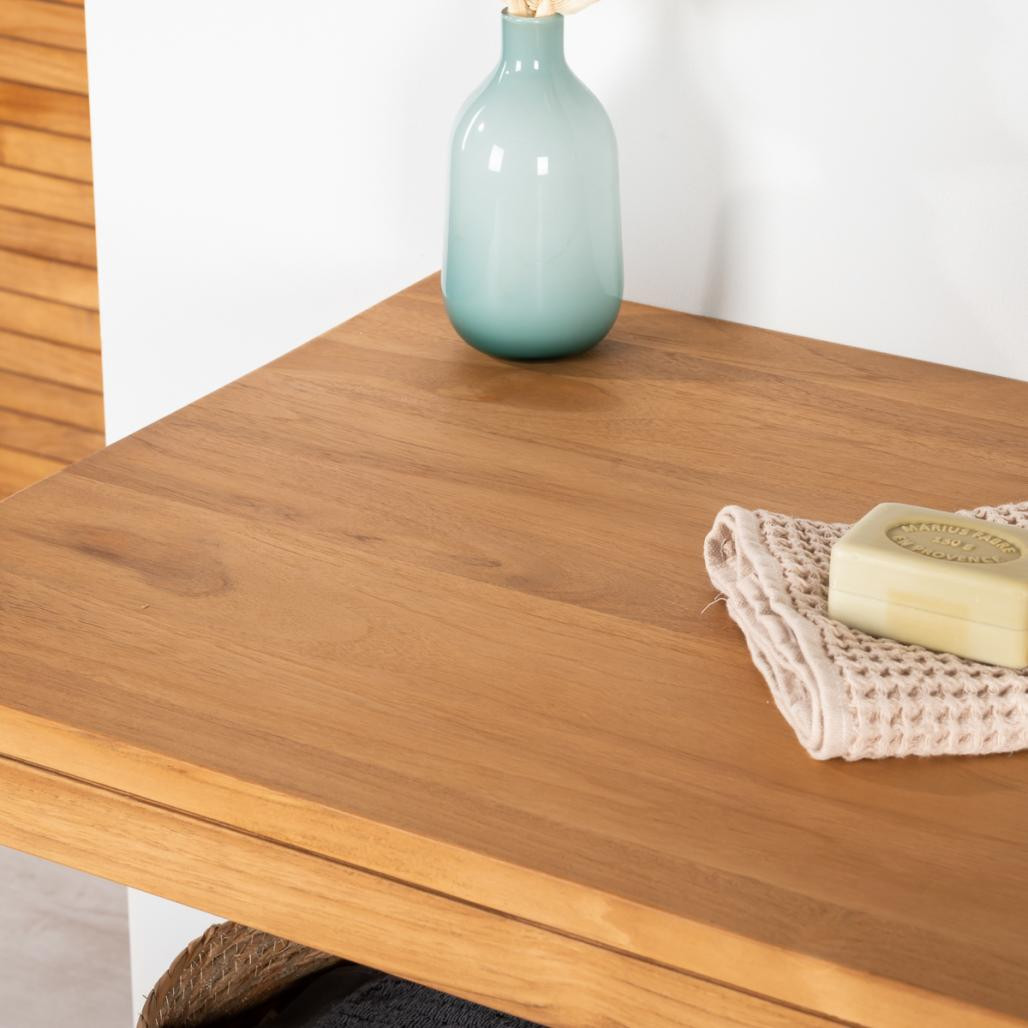 Mueble de teca para cuarto de baño Courchevel 100 Mueble de teca para cuarto de baño Courchevel 100