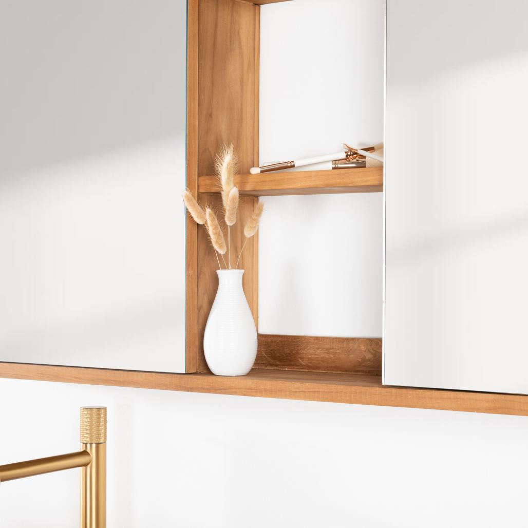 Espejo armario de cuarto de baño 130 cm