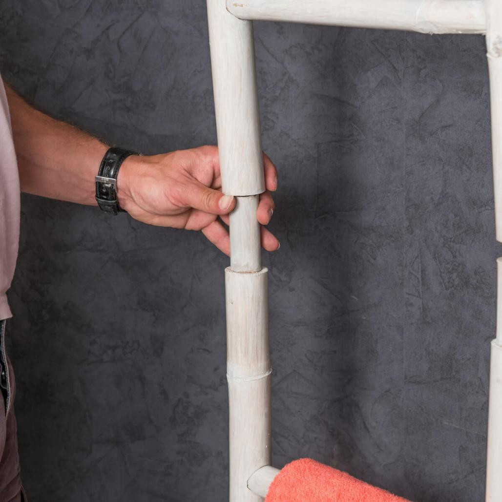 Toallero escalera blanco Toallero escalera blanco