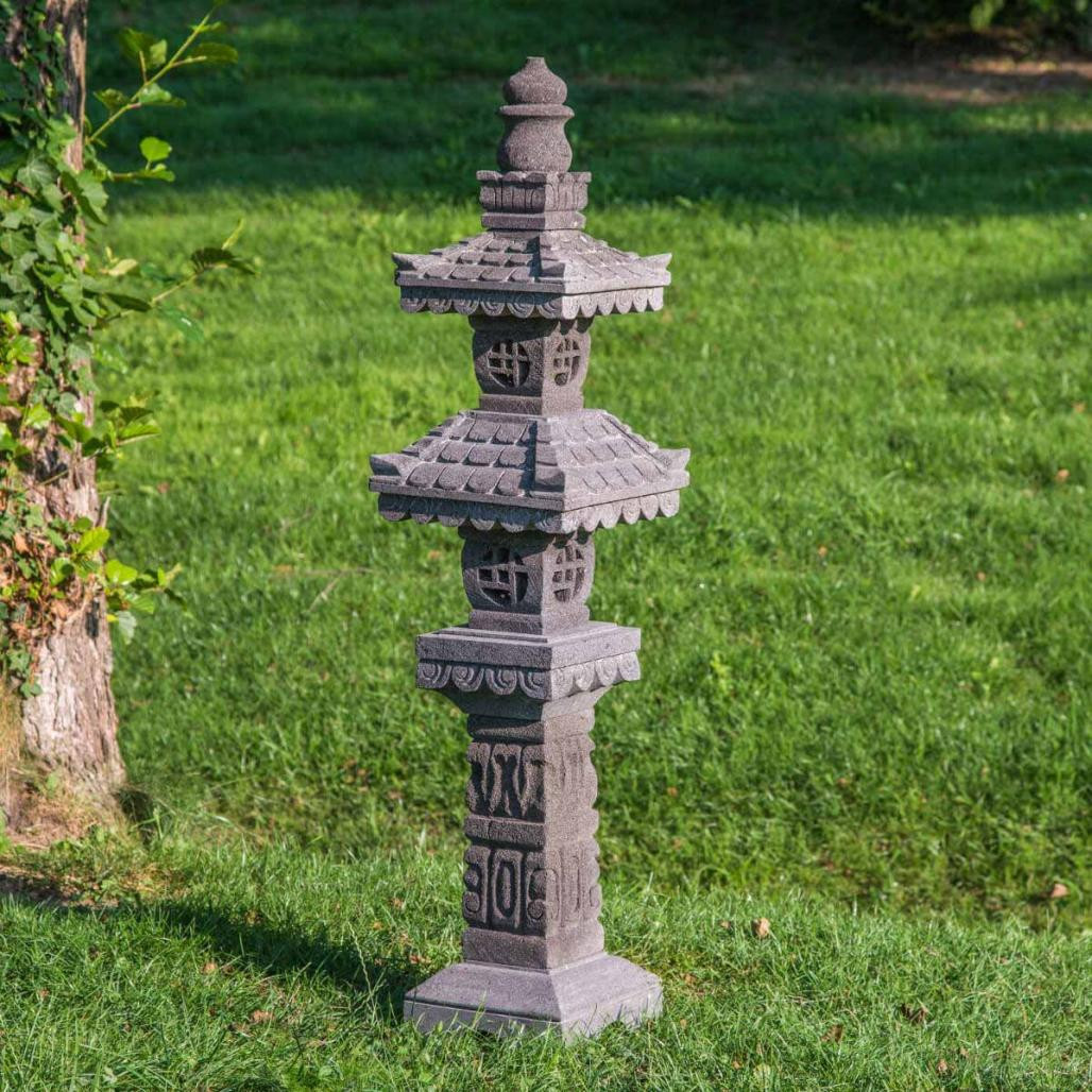 Làmpara jardàn japonés piedra de lava 1,50 m Làmpara jardàn japonés piedra de lava 1,50 m