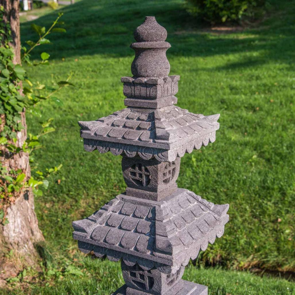 Làmpara jardàn japonés piedra de lava 1,50 m Làmpara jardàn japonés piedra de lava 1,50 m