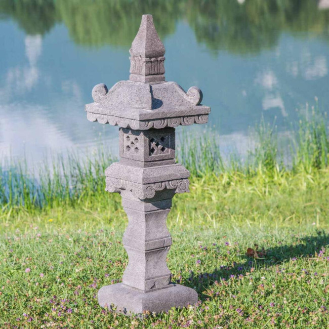 Làmpara jardàn japonés piedra de lava 1,20 m