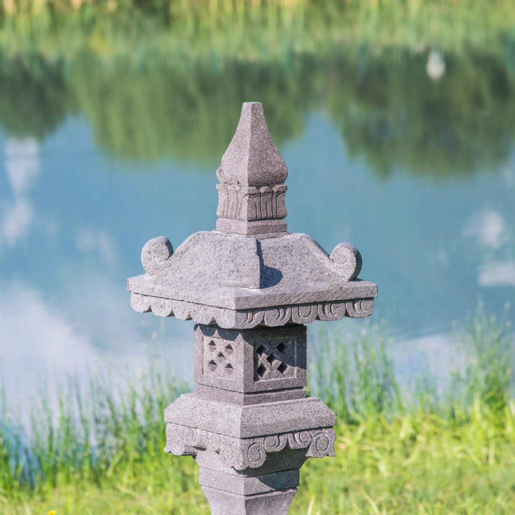 Làmpara jardàn japonés piedra de lava 1,20 m Làmpara jardàn japonés piedra de lava 1,20 m