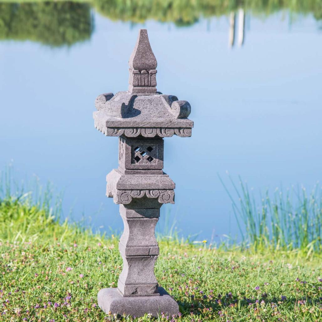 Làmpara jardàn japonés piedra de lava 1,20 m Làmpara jardàn japonés piedra de lava 1,20 m