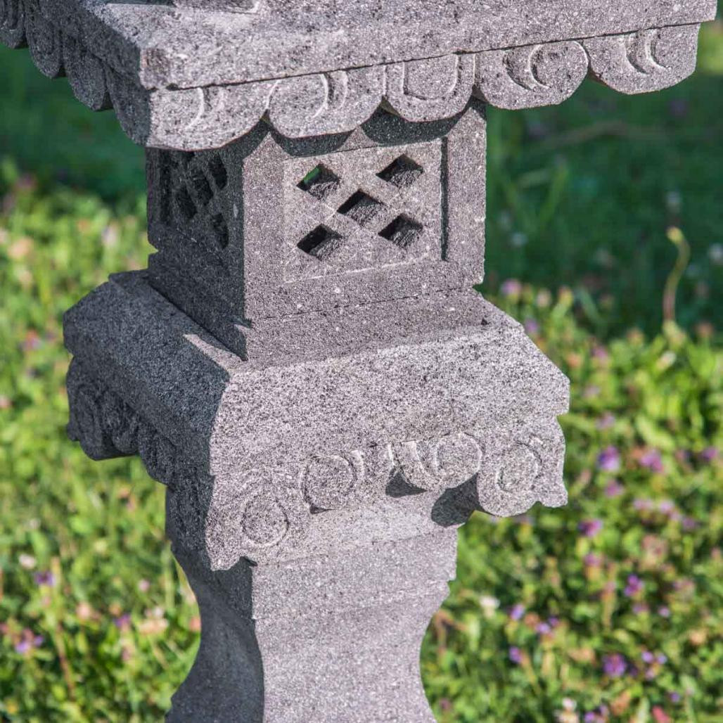 Làmpara jardàn japonés piedra de lava 1,20 m Làmpara jardàn japonés piedra de lava 1,20 m