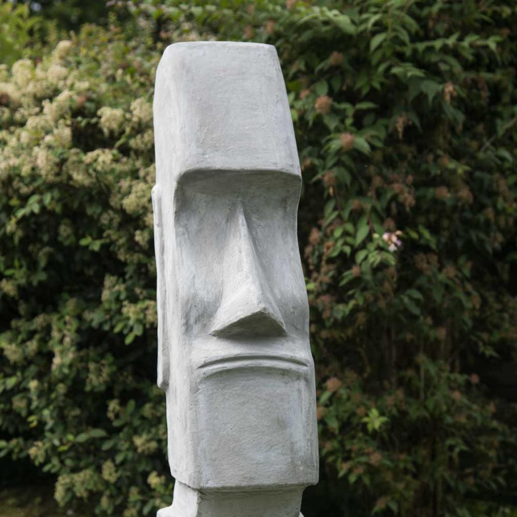Estatua moài isla de pascua jardàn zen 1,20 m Estatua moài isla de pascua jardàn zen 1,20 m