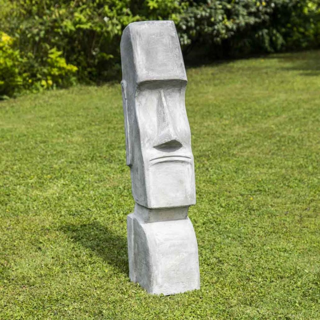 Estatua moài isla de pascua jardàn zen 1,20 m Estatua moài isla de pascua jardàn zen 1,20 m