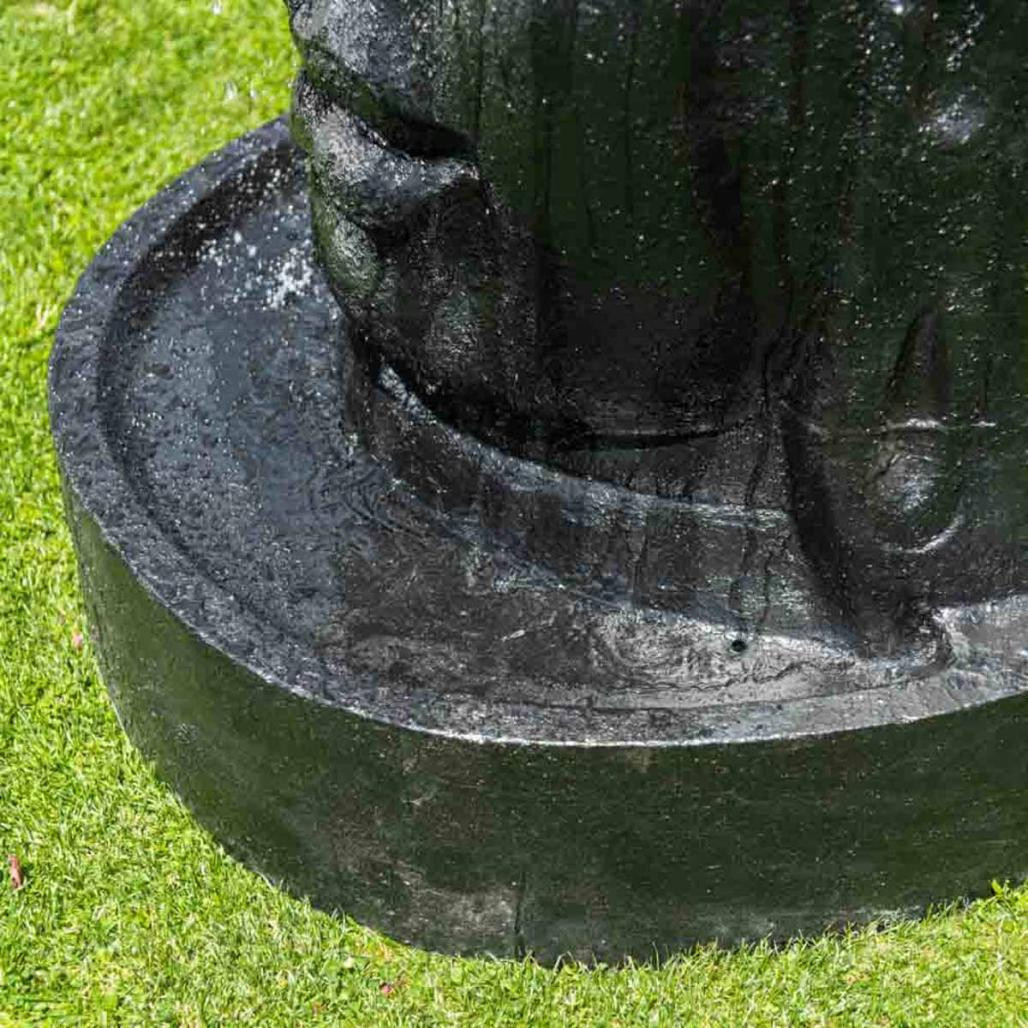 Fuente de jardàn pared de agua rostro de buda 1,20 m negro Fuente de jardàn pared de agua rostro de buda 1,20 m negro