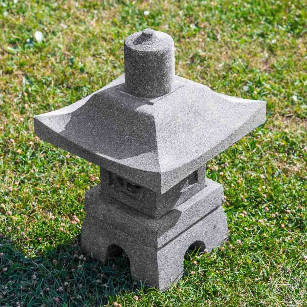 Linterna de jardàn japonés de piedra de lava 55 cm Linterna de jardàn japonés de piedra de lava 55 cm