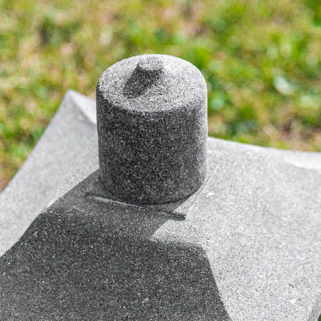 Linterna de jardàn japonés de piedra de lava 55 cm Linterna de jardàn japonés de piedra de lava 55 cm