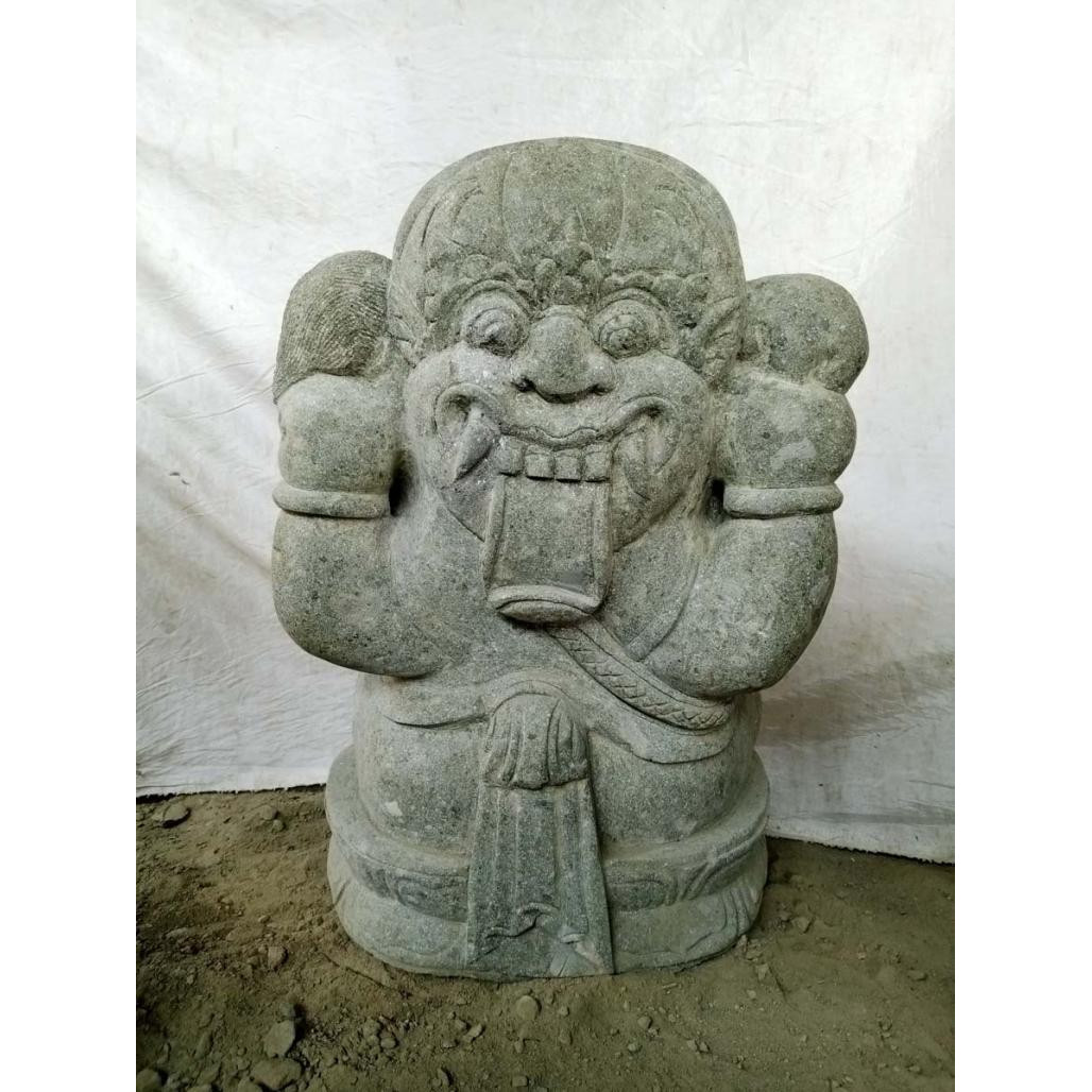 Estatua divinidad ganesh de piedra volcànica 80 cm