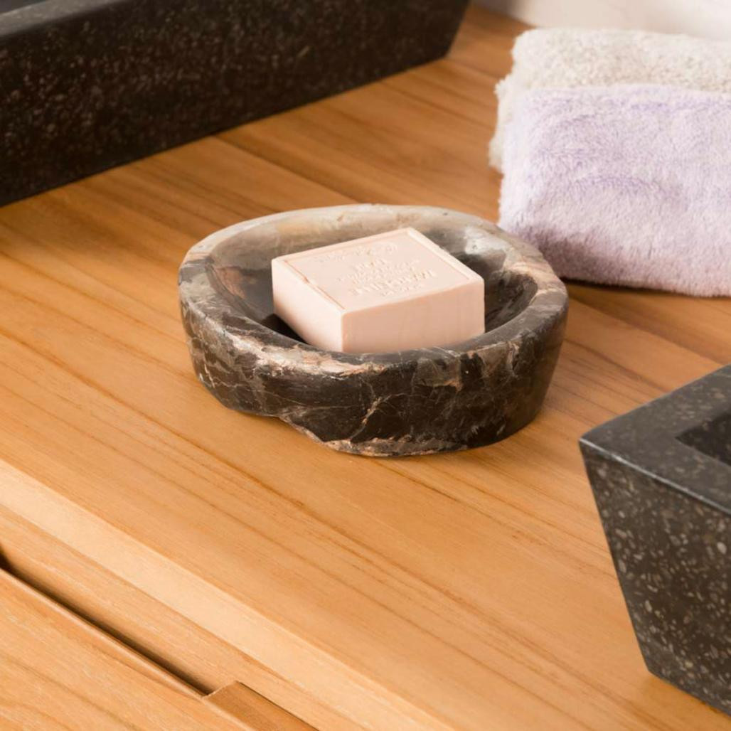 Jabonera de madera petrificada Jabonera de madera petrificada