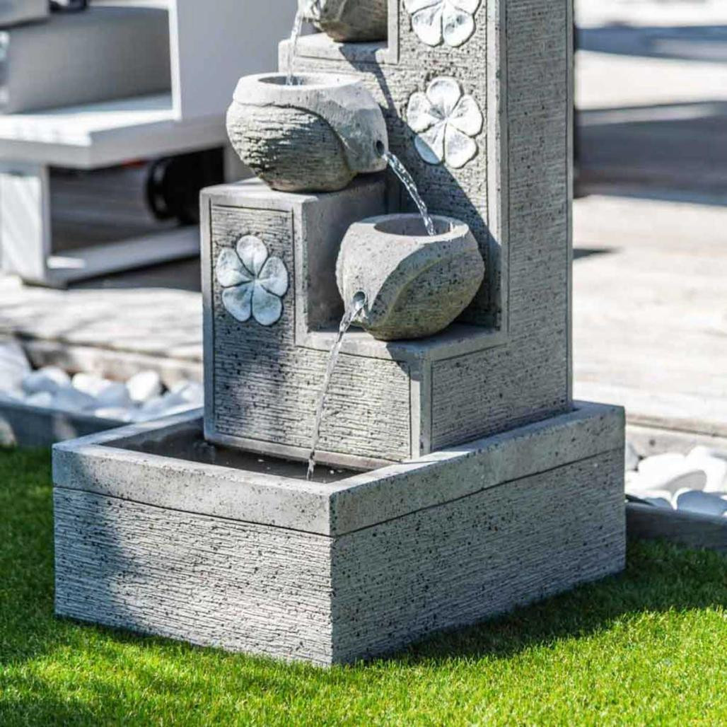 Fuente de jardàn cascada 4 copas 90 cm Fuente de jardàn cascada 4 copas 90 cm