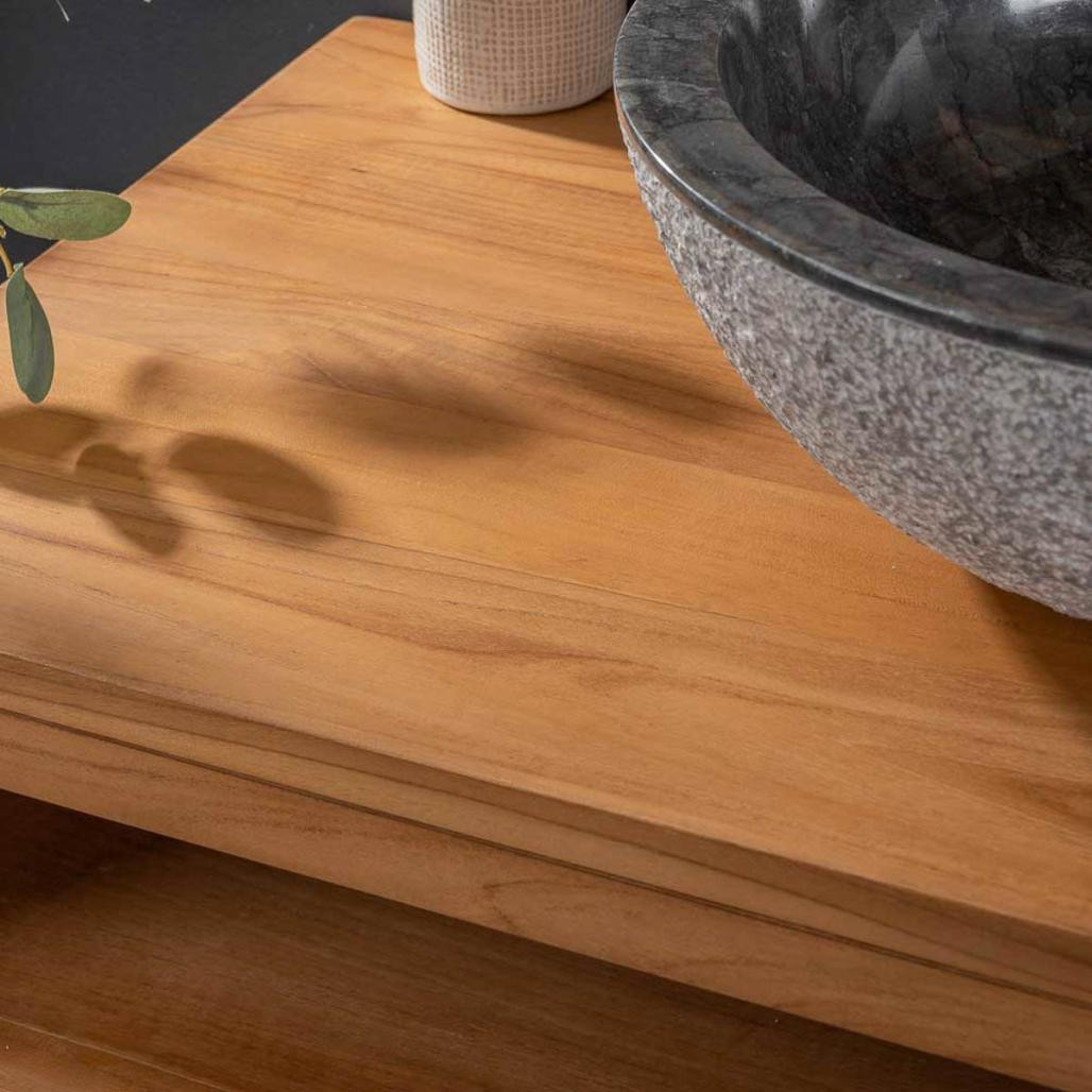 Mueble de teca para cuarto de baño Mya 90 cm Mueble de teca para cuarto de baño Mya 90 cm