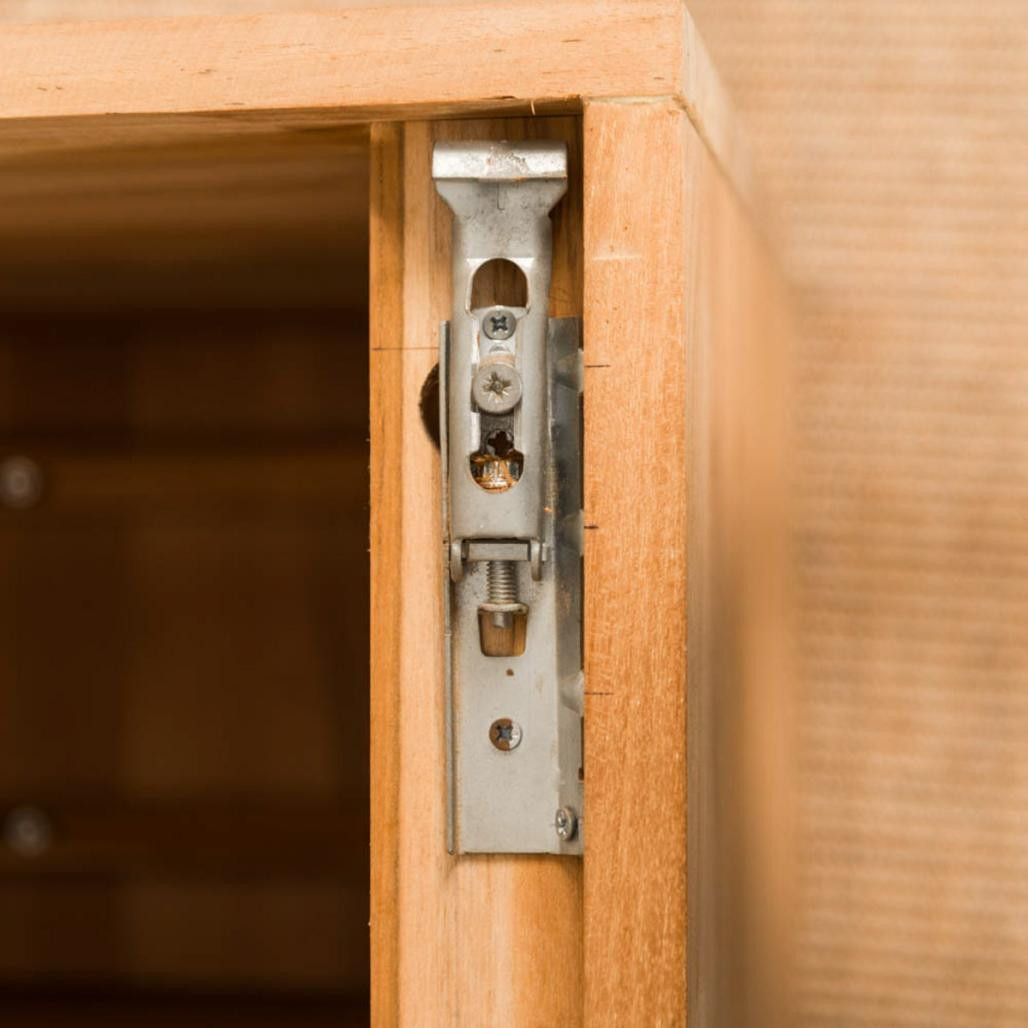 Mueble de cuarto de baño suspendido para lavabo doble de teca Mya 145 cm