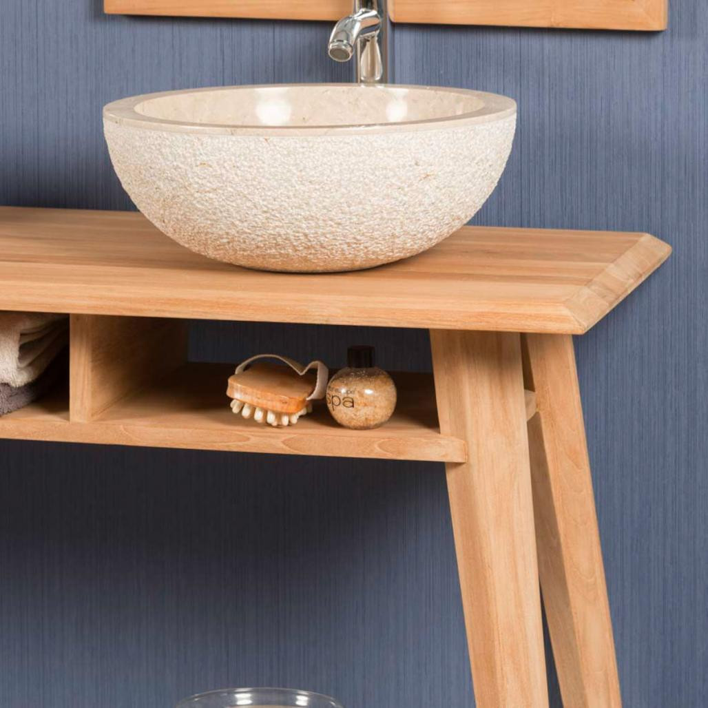 Mueble de teca para lavabo Tango 140 cm Mueble de teca para lavabo Tango 140 cm