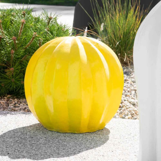 Estatua jardàn decorativa cactus amarillo 45 cm